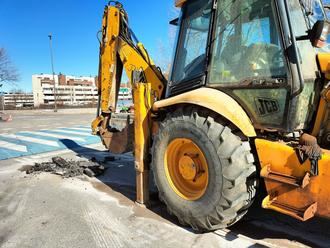 Una rotonda ordenará el tráfico en la intersección de las Avenidas María Moliner y Asteroide Yebes en Valdeluz