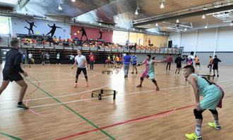 Con 280 partidos y más de cien jugadores, el polideportivo de Valdeluz dio la talla en el Campeonato de España de Roundnet