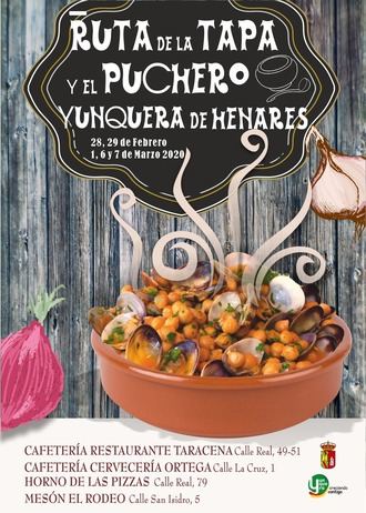 Yunquera de Henares prepara una nueva fiesta gastronómica con su Ruta de la Tapa y el Puchero