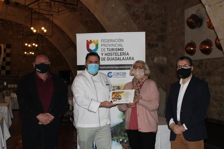 El Zubar de Yebes-Valdeluz, el Parador de Sigüenza y el restaurante Rincón de Budia, han sido los ganadores de la 21º edición de la Ruta de la Tapa de la Hostelería de Guadalajara