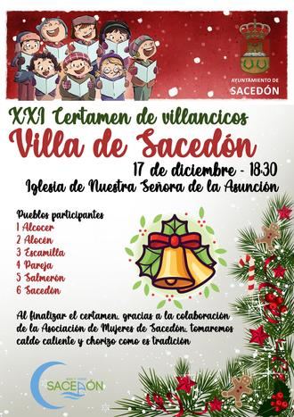Sacedón recibe la Navidad este sábado con la celebración de la vigésimo primera edición de su certamen de villancicos