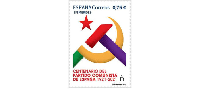 Una juez suspende la emisión del sello que conmemora el centenario del Partido Comunista
