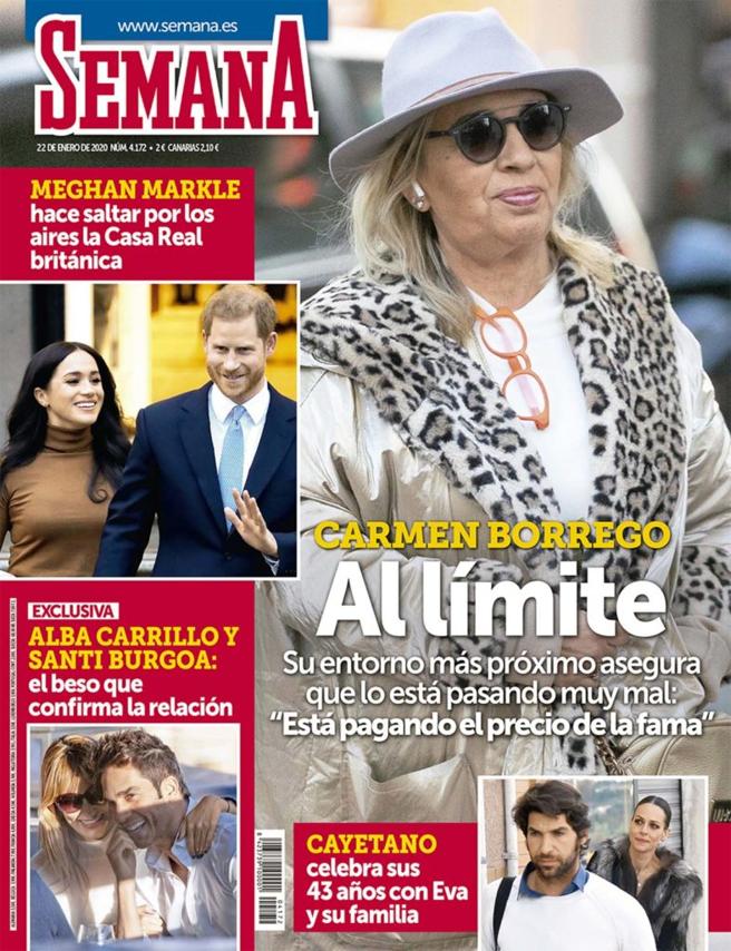 SEMANA En EXCLUSIVA, Alba Carrillo y Santi Burgoa: el beso que confirma la relación