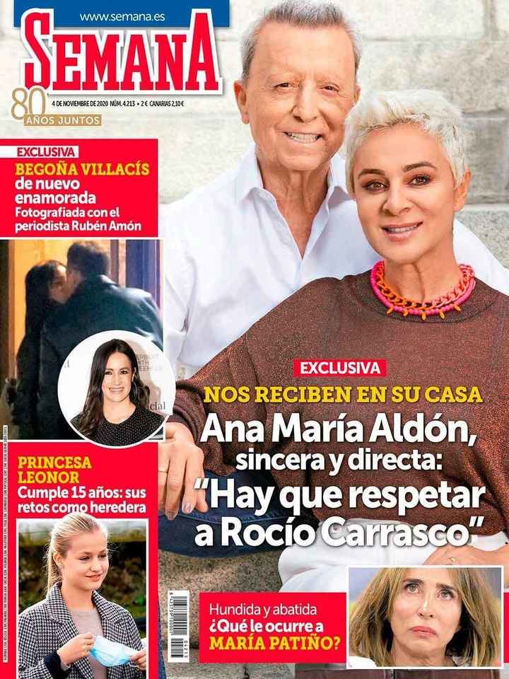 SEMANA Ana María Aldón se sincera sobre Rocío Carrasco: "Hay que respetarla"