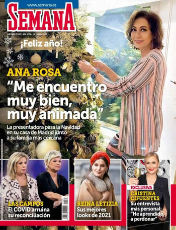 SEMANA Ana Rosa Quintana: «Me encuentro muy bien, muy animada»