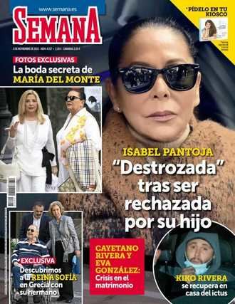 SEMANA Paola Olmedo, la nuera de Carmen Borrego, huye de la prensa embarazada, en patinete y sin casco