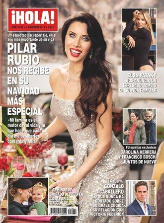 ¡HOLA! Pilar Rubio se prepara para su Navidad más especial
