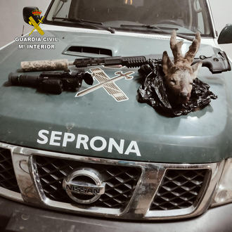 El Seprona investiga a una persona como presunto autor de un delito relativo a la protección de la flora y la fauna de Guadalajara