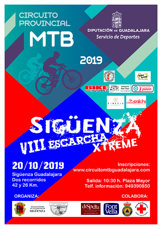 El domingo 20, VIII Escarcha Xtreme, penúltima prueba del Circuito MTB Diputación de Guadalajara