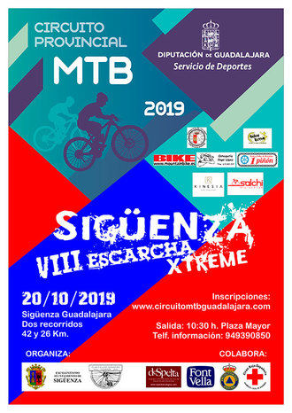 El domingo 20, VIII Escarcha Xtreme, pen&#250;ltima prueba del Circuito MTB Diputaci&#243;n de Guadalajara 