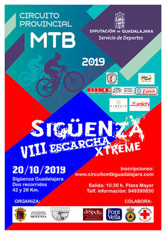 El domingo 20, VIII Escarcha Xtreme, penúltima prueba del Circuito MTB Diputación de Guadalajara