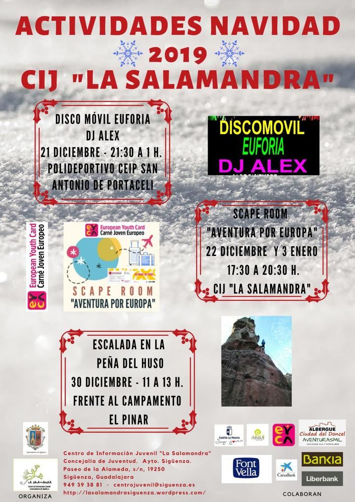 'La Salamandra' completa el ocio navideño seguntino para los más jóvenes