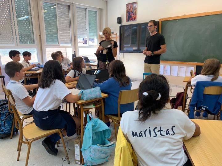 El colegio Marista Champagnat de Guadalajara presenta su proyecto digital en el SIMO EDUCACION 