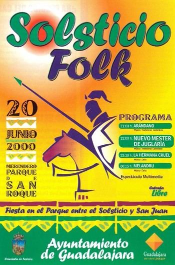 El Ayuntamiento de Guadalajara busca diseñado para el cartel de la XXV edición del Solsticio Folk