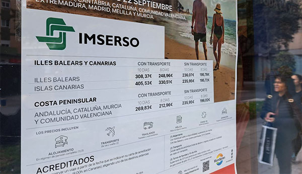 Tras exprimir todas las vías, Soltour se ve obligado a interponer un recurso en la adjudicación del lote de los viajes del IMSERSO