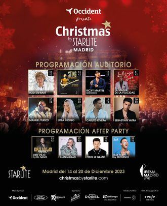 Rod Stewart, Sting y Ricky Martin llegan a Starlite Madrid