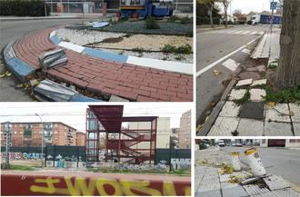 Vecinos azudenses de ‘El Vidrio’ denuncian abandono, suciedad y problemas de accesibilidad en el barrio