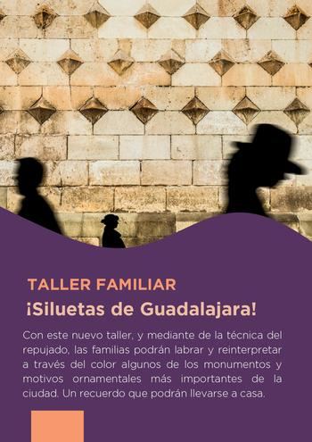 Nuevas actividades familiares desde la concejalía de Turismo de Guadalajara con un taller de siluetas