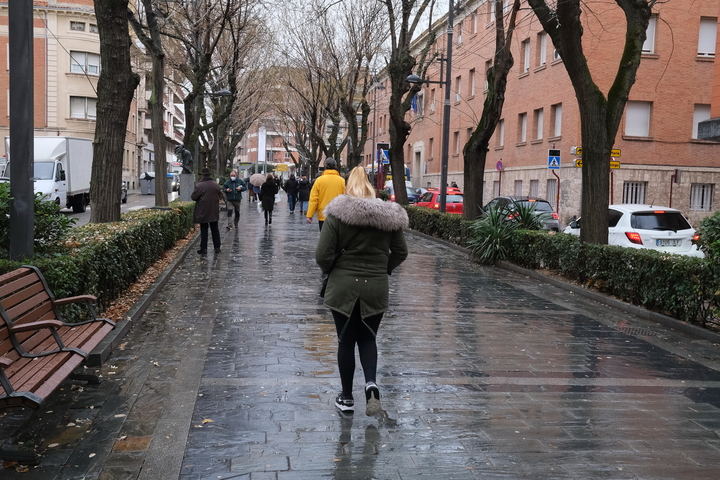 Notable bajada de las temperaturas este martes en Guadalajara donde no conviene olvidar el paraguas en casa