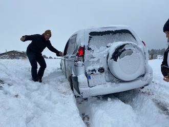 Una masa de aire ártico hace caer la cota de nieve y las tormentas, viento y olas siguen hasta el viernes