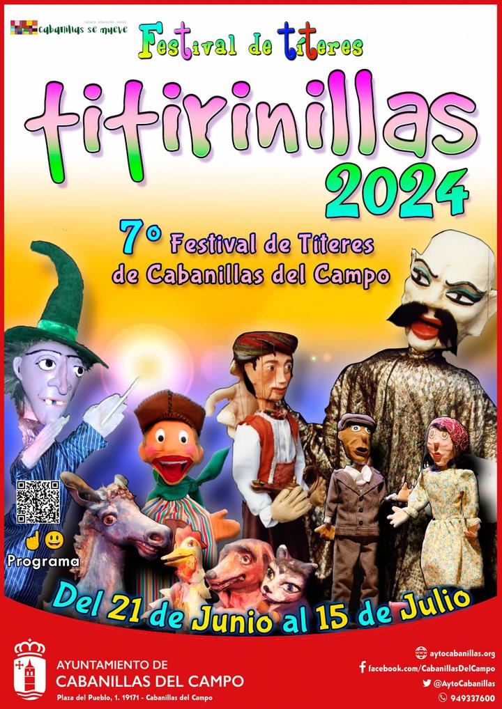 Del 21 de junio al 15 de julio, séptima edición de Titirinillas en Cabanillas