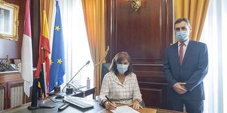 La nueva subdelegada del Gobierno en Guadalajara, Mercedes Gómez, ofrece puertas abiertas al servicio de los ciudadanos y de la provincia