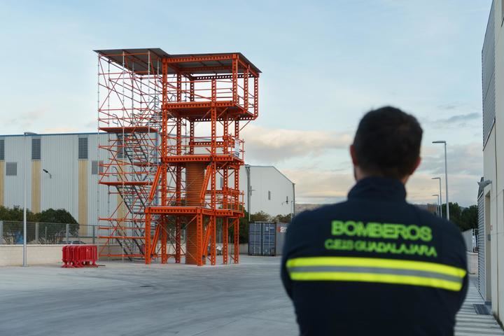 La Diputación de Guadalajara invierte 187.614 euros en mejorar instalaciones de entrenamiento de los bomberos del CEIS
