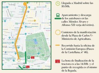Afecciones al tráfico en varias carreteras de Madrid debido a una nueva TRACTORADA del sector agrícola