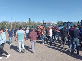 Gran Tractorada de los agricultores y ganaderos en Guadalajara: