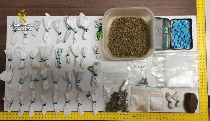 Detenidas dos personas de 22 y 23 años en Torremocha del Campo por tráfico de drogas