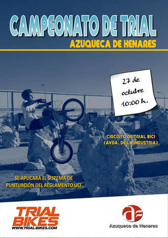 Este domingo, se celebra el Campeonato de Trial de Azuqueca
