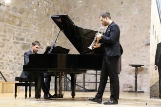Soberbio concierto de trompeta y piano de SIMANT DUO en El Pósito de Sigüenza