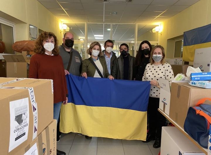 Alovera se vuelca con la recogida de donaciones para Ucrania y los refugiados