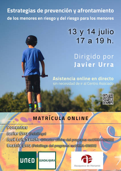 La UNED y el Ayuntamiento de Azuqueca organizan un curso con Javier Urra sobre menores, dirigido a profesionales de la educación y las familias