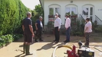 El presidente de la Diputación de Guadalajara supervisa actuaciones en los municipios afectados por las tormentas