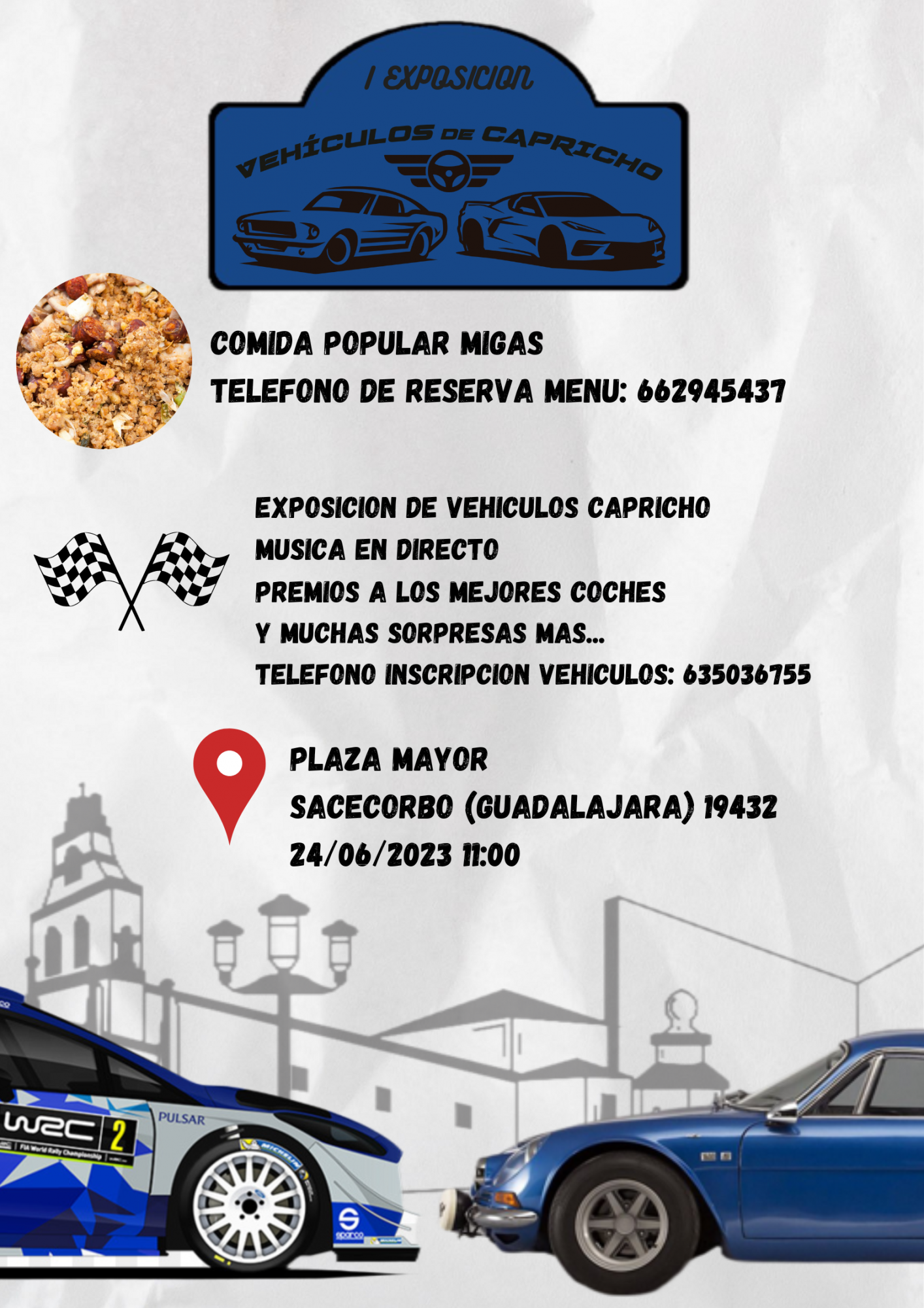 Primera Exposición de Vehículos de Capricho en Sacecorbo