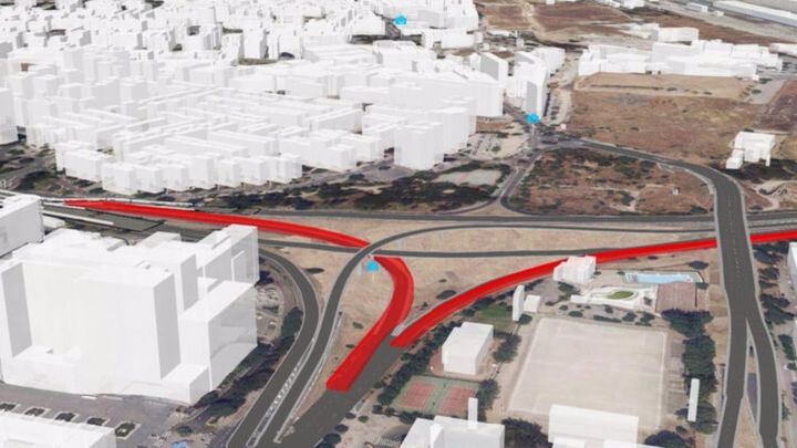 Un nuevo viaducto conectará de forma directa la M-607 con el Paseo de la Castellana de Madrid desde este lunes por la noche