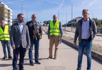 La reparación del viaducto de Aguas Vivas ya está en marcha, tras un año cerrado