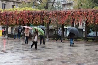 Siguen las lluvias este martes en Guadalajara donde el mercurio no pasará de los 10ºC con rachas de viento de hasta 24 km/h