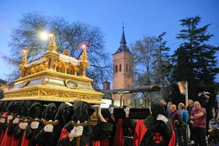 El Santo Sepulcro este Viernes Santo en Guadalajara. Foto : EDUARDO BONILLA
