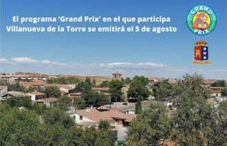 El programa Grand Prix en el que participa Villanueva de la Torre se emitirá el 5 de agosto