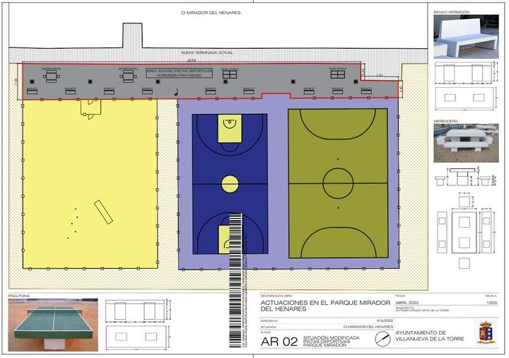 Arrancan las obras de reforma del parque El Mirador de Villanueva de la Torre