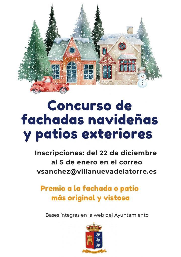 El Ayuntamiento de Villanueva de la Torre convoca cinco concursos navideños para dinamizar la economía local