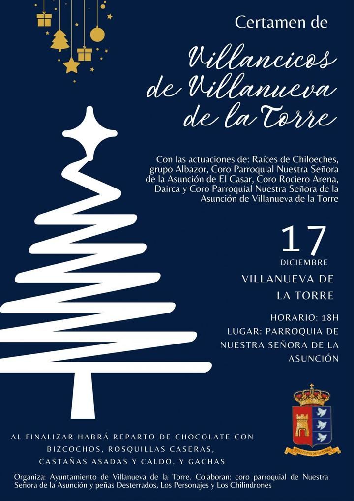 Villanueva de la Torre da el pistoletazo a su Navidad 2022/2023 con su Certamen de Villancicos