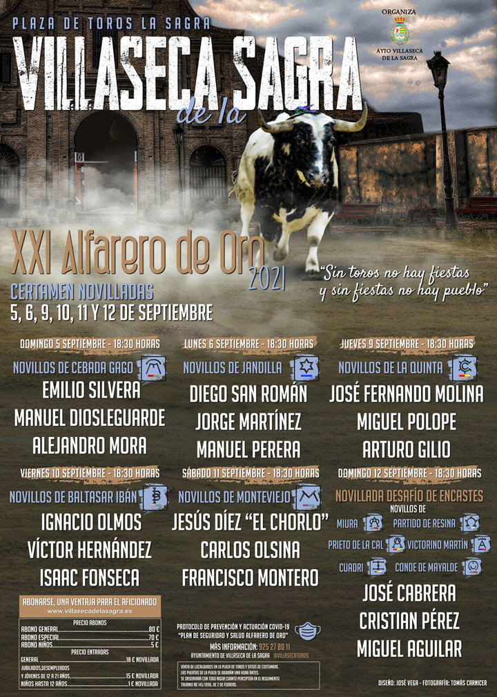 COMUNICADO sobre la celebración de la feria Taurina XXI ALFARERO DE ORO 2021 y las amenazas recibidas por diferentes asociaciones sindicales representantes de una parte de los profesionales taurinos