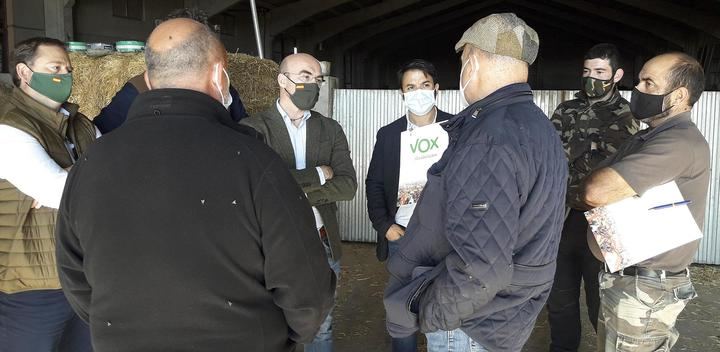 VOX visita a los ganaderos y agricultores del Señorío de Molina para trasladar sus inquietudes a Bruselas