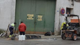 Continúan los trabajos del Plan de Mantenimiento de Acerado de Yunquera de Henares