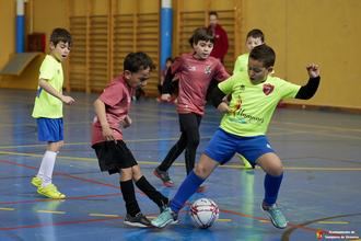 Yunquera de Henares acogió una jornada de la “Liga Futuros Campeones” de futbol sala