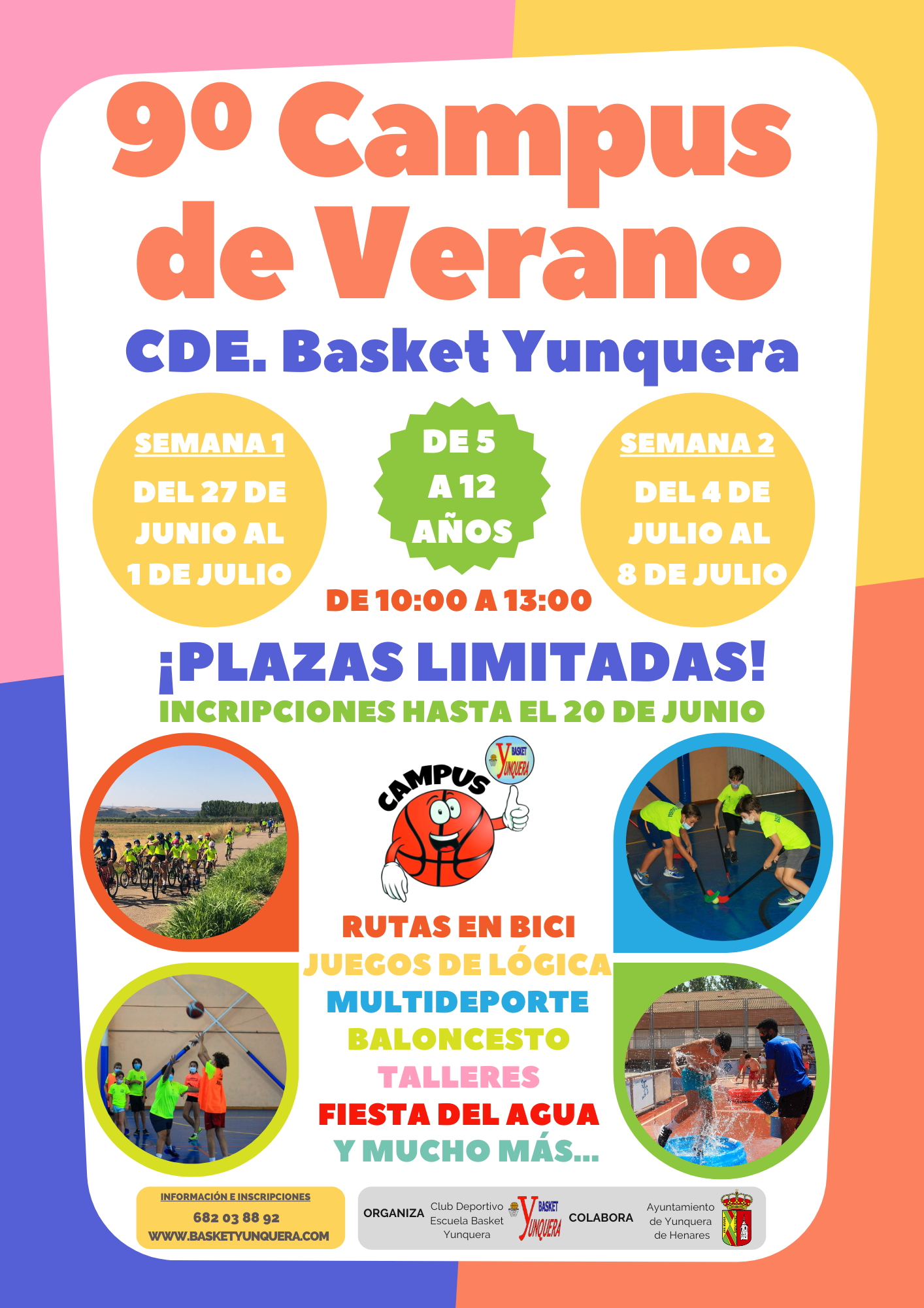 El CDE Basket Yunquera prepara su 9º Campus de Verano