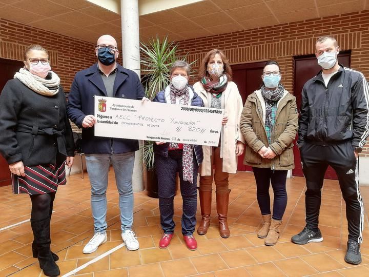 El Ayuntamiento de Yunquera de Henares entrega al Proyecto Yunquera lo recaudado en la I Carrera Virtual de la Ruta de las Ermitas